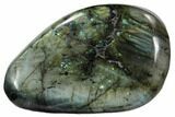 Flashy, Polished Labradorite Pebble - Madagascar #105906-1